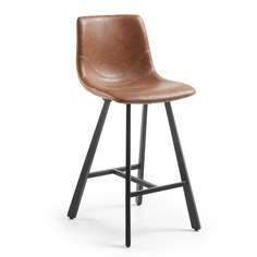 Полубарный стул trac (la forma) коричневый 42x92x52 см.