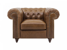 Кресло chester classic (ogogo) коричневый 107x75x80 см.