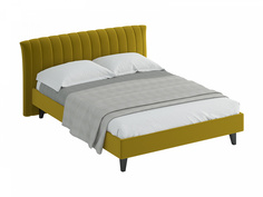 Кровать queen anastasia (ogogo) желтый 187x95x226 см.