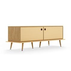 Тумба woodi (woodi) бежевый 159x53x50 см.