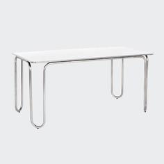 Обеденный стол bauhaus (woodi) белый 160x75x80 см.