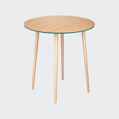 Обеденный стол спутник (woodi) бирюзовый 74 см.