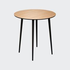 Обеденный стол спутник (woodi) черный 74 см.