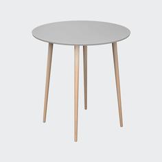 Обеденный стол спутник (woodi) серый 74 см.