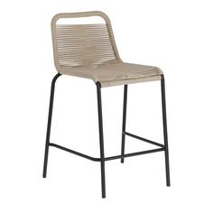 Полубарный стул glenville (la forma) бежевый 48x88x55 см.