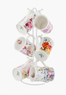 Набор кружек Elan Gallery 6х300 мл + подставка