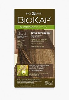 Краска для волос Biokap блондин натуральный светлый 8.03, 140 мл