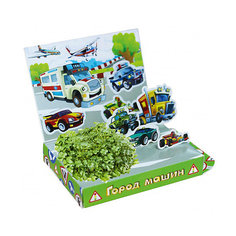Набор для выращивания "Живая открытка" - Город машин Happy Plant Бумбарам