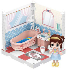 Модульный домик ABtoys Мини-кукла в ванной комнате, 1 секция