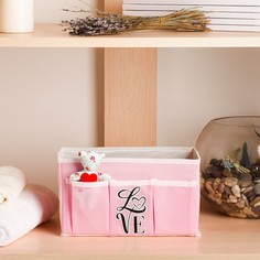 Короб для хранения с 3 карманами Textura