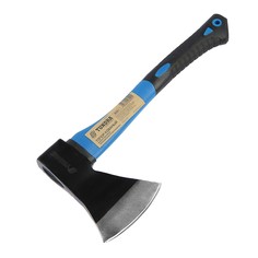 Топор кованый tundra, фиберглассовое обрезиненное топорище 38 см, 800 г
