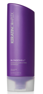 Domix, Шампунь корректирующий для осветленных и седых волос Blondeshell Shampoo, 1 л Keratin Complex