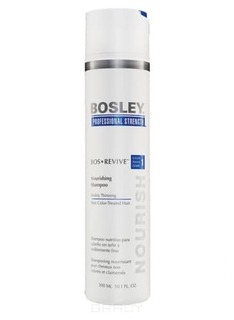 Bosley Pro, Шампунь питательный для истонченных неокрашенных волос Bos Revive (step 1), 300 мл