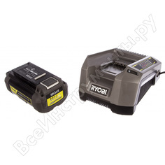 Аккуммулятор ryobi rbpk3640d5a 5132002791 (36 в; 4 а*ч; li-ion) + зарядное устройство