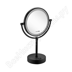 Зеркало wasserkraft k-1005black с led-подсветкой двухстороннее k-1005black