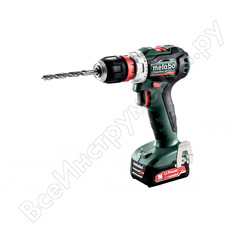 Аккумуляторная дрель-шуруповерт metabo powermaxx bs 12 bl q 601039500