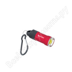 Светодиодный фонарь-брелок фотон k-100 4хlr44 в комплекте, красный 23455