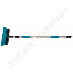 Телескопическая щетка для мытья автомобиля 92/161 см zeus zb003