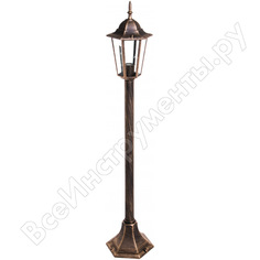 Фонарь столб улично-садовый camelion, 6101-1, 10543, 1м, бронза