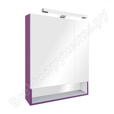 Зеркальный шкаф roca gap 80см, фиолетовый пвх zru9302753/zru9000089 00000039358