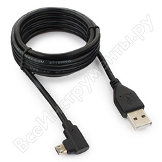 Кабель cablexpert usb 2.0, двусторонний разъем microb, am/microb 5p, 1.8 м, ccb-usb2-ammdm90-6