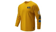 Футболки с длинным рукавом MENS 100%COTTON KNITTED T-SHIRT New Balance