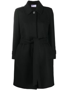 RED Valentino юбка с поясом и складками