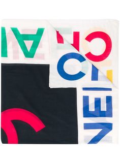 Chanel Pre-Owned платок 1990-х годов с логотипом
