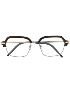 Marni Eyewear двухцветные очки в квадратной оправе
