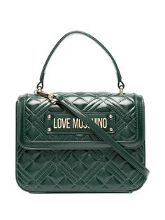 Love Moschino стеганая сумка с верхней ручкой