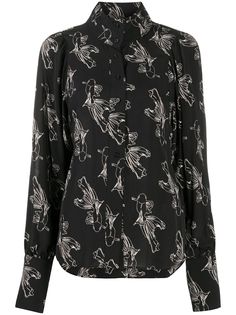 Essentiel Antwerp блузка с принтом