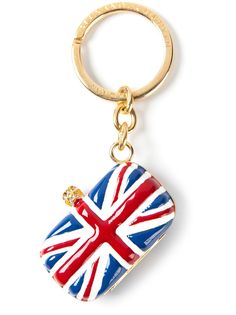 Alexander McQueen брелок Britannia для ключей