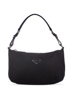 Prada Pre-Owned сумка на плечо с металлическим логотипом