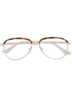 Marni Eyewear очки-авиаторы в оправе черепаховой расцветки