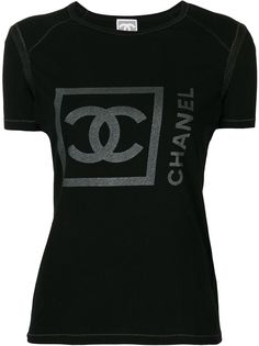 Chanel Pre-Owned футболка 2007-го года с логотипом