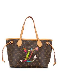 Louis Vuitton сумка-тоут Neverfull PM 2007-го года из коллаборации с Takashi Murakami