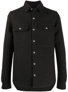 Rick Owens куртка-рубашка на пуговицах