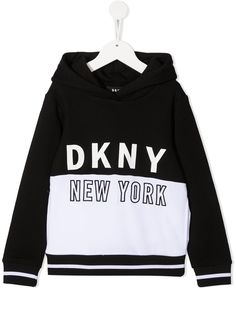 Dkny Kids худи в стиле колор-блок с логотипом