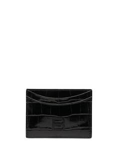 Balenciaga картхолдер Hourglass с металлическим логотипом