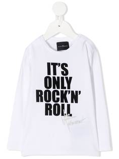 John Richmond Junior рубашка с принтом Rock n Roll