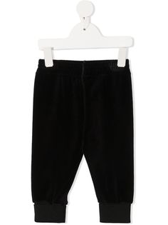 Gucci Kids бархатные спортивные брюки