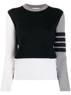 Thom Browne джемпер Fun Mix с полосками 4-Bar