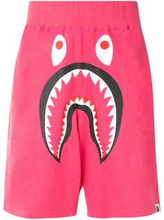 A BATHING APE® широкие спортивные шорты Shark Bape