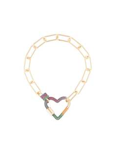 APM Monaco браслет-цепочка с подвеской в форме сердца