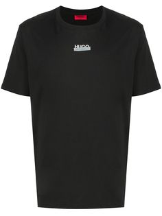 HUGO футболка с круглым вырезом и логотипом