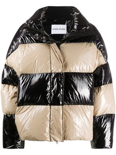 STAND STUDIO пуховик в широкую полоску