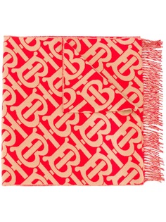 Burberry шарф с монограммой TB