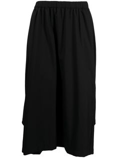 Black Comme Des Garçons юбка миди асимметричного кроя