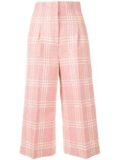 MSGM укороченные брюки в клетку