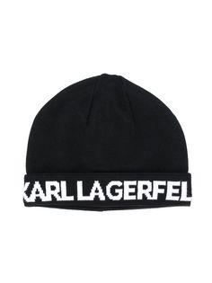 Karl Lagerfeld Kids шапка-бини с логотипом